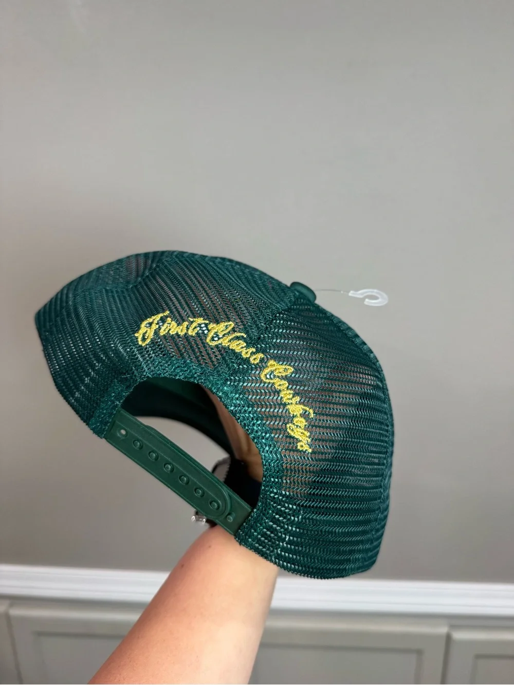 NEW Beverly Hills Rodeo Green Trucker Hat